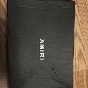 AMIRI Black Sneakers